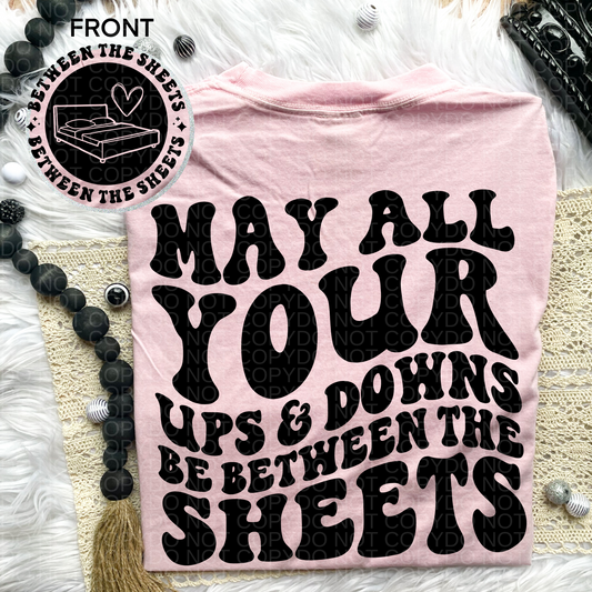 Between The Sheets Comfort Colors Tee