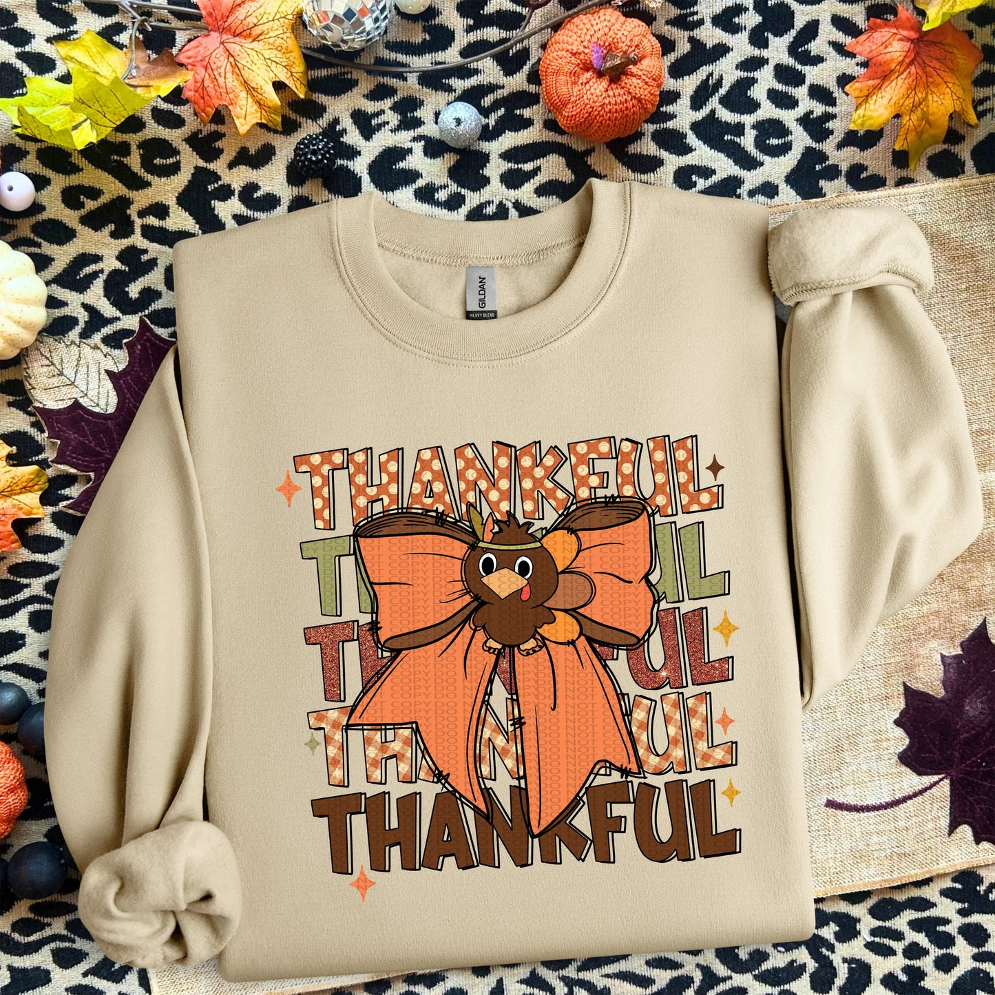 Thankful Stacked Turkey Coquette