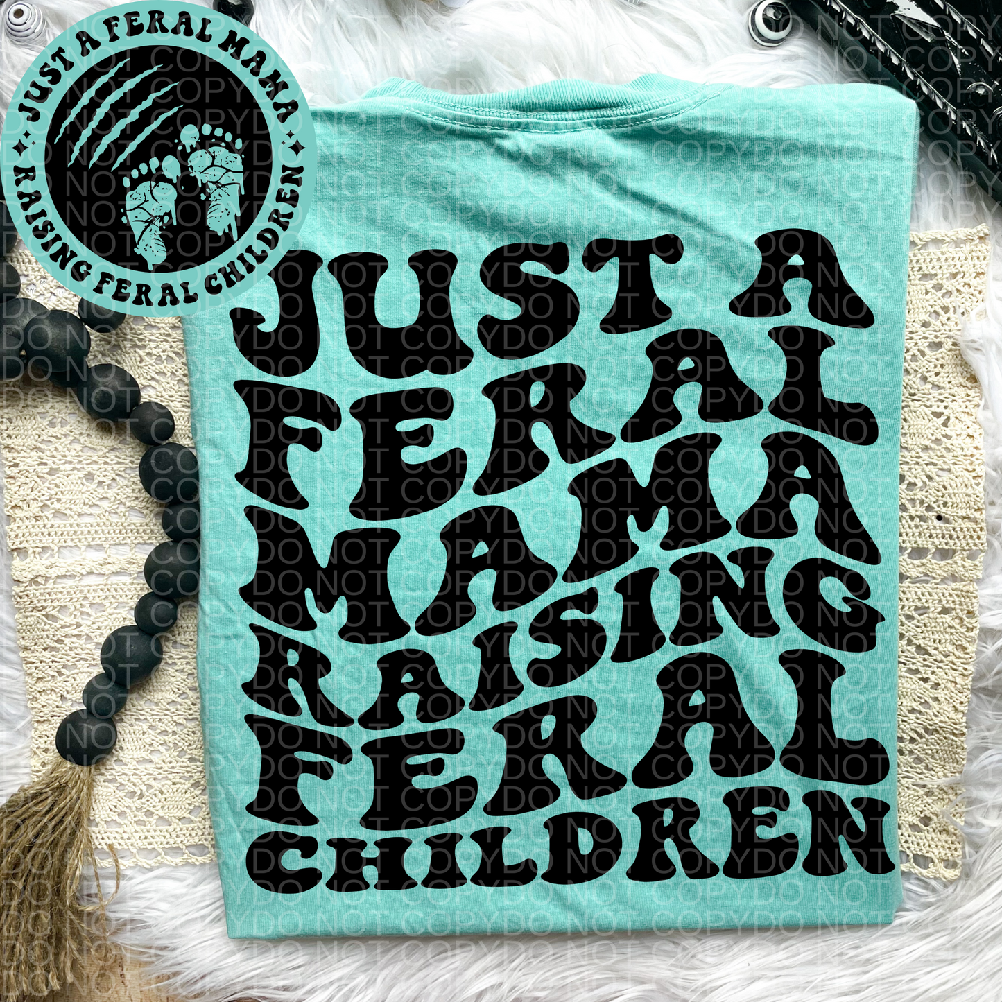 Raising Feral Children Comfort Colors Tee*