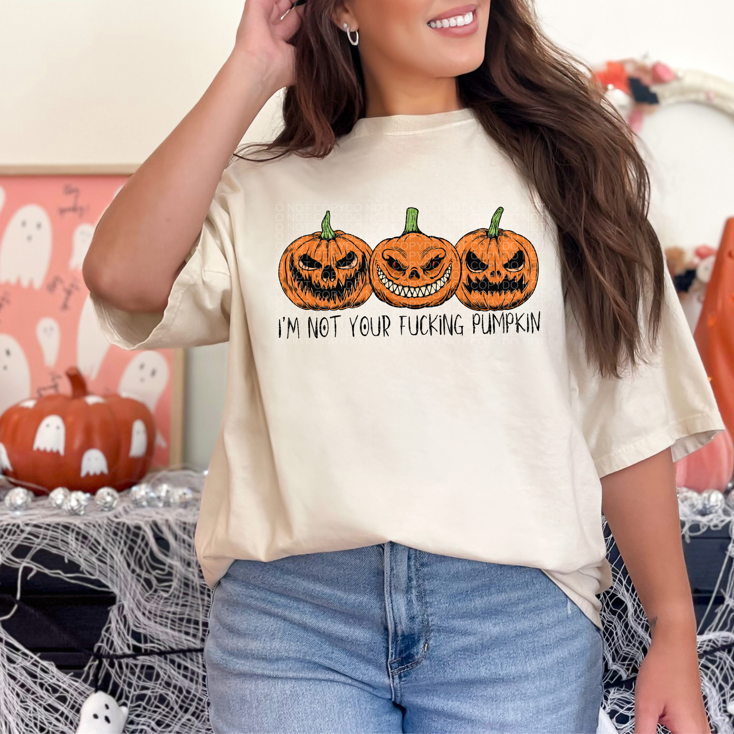 Not Your Fucking Pumpkin Comfort Colors Tee