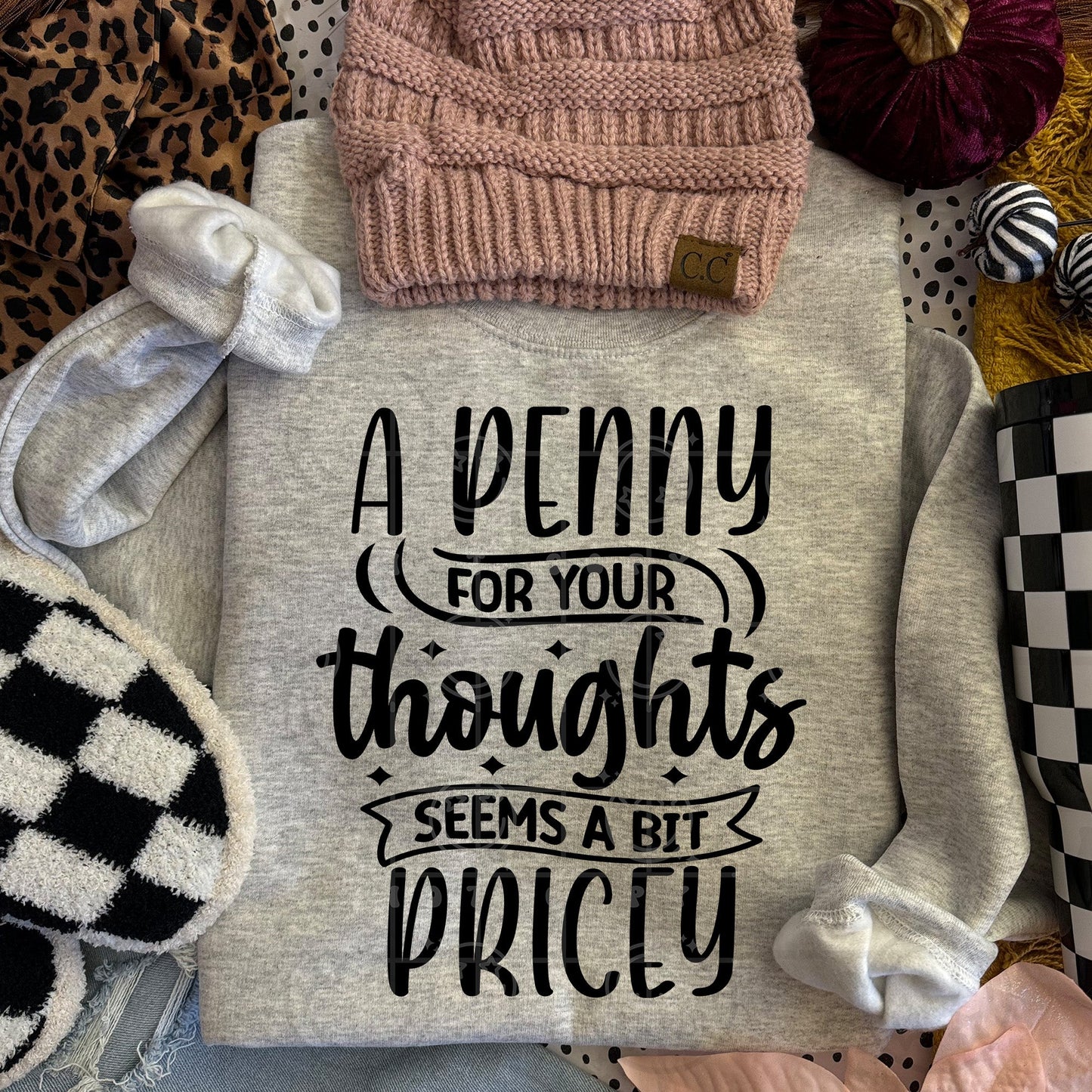 A Penny for Your Thoughts | Comfort Colors Tee or Gildan Crewneck Sweatshirt