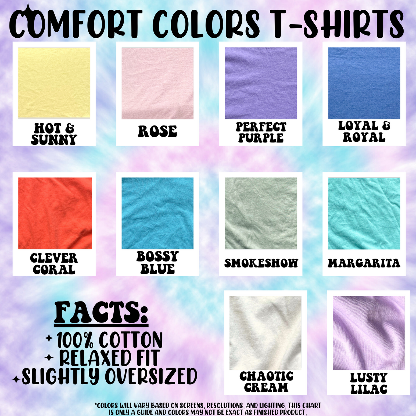 Spooky Bitch Faux Embroidery Comfort Colors Tee