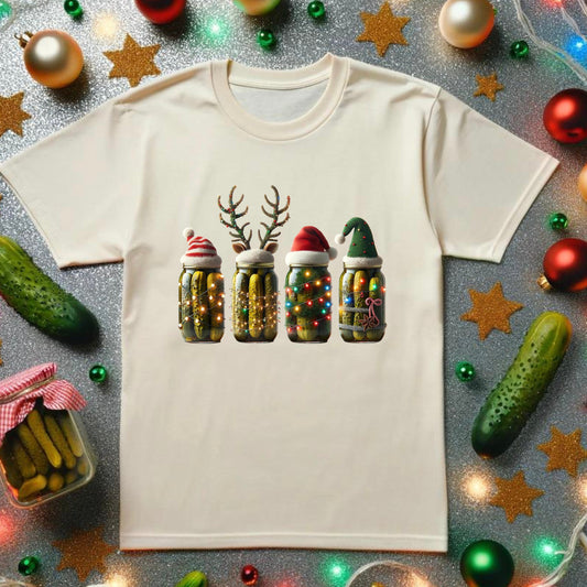 Christmas Pickles Tshirt or Sweatshirt