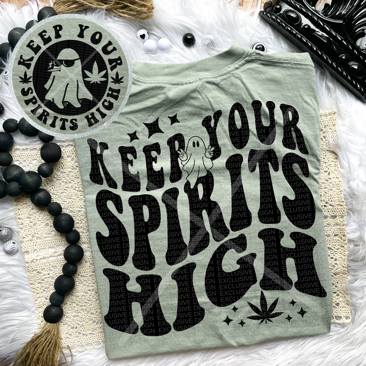 Keep your spirits high Comfort Colors Tee*