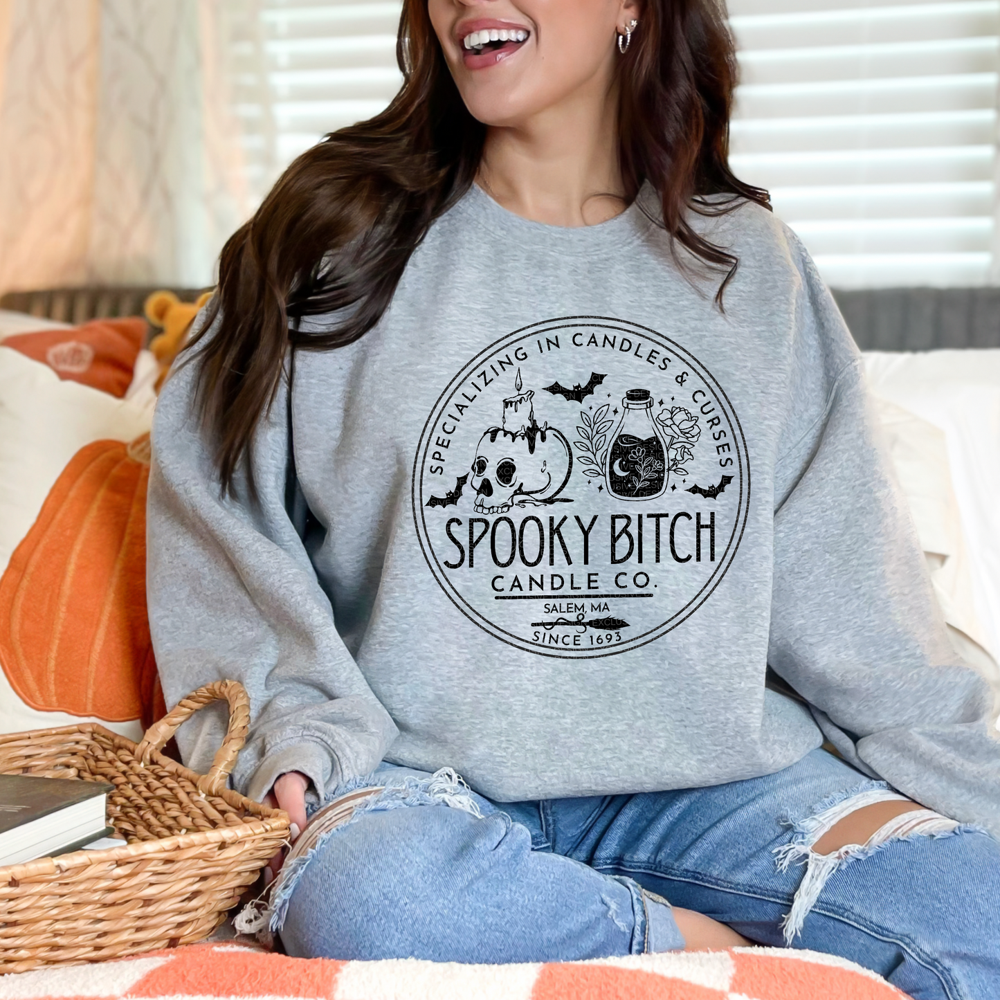 Spooky Bitch Candle Co Sweatshirt