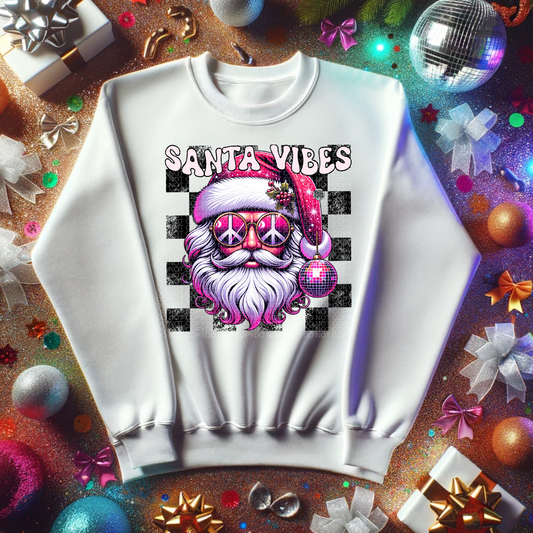 Santa Vibes Crewneck Sweatshirt